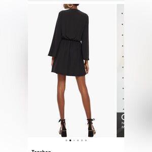 Topshop black mini dress
